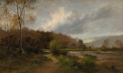 The Derwent near Lintz Green by Frank Thomas Carter